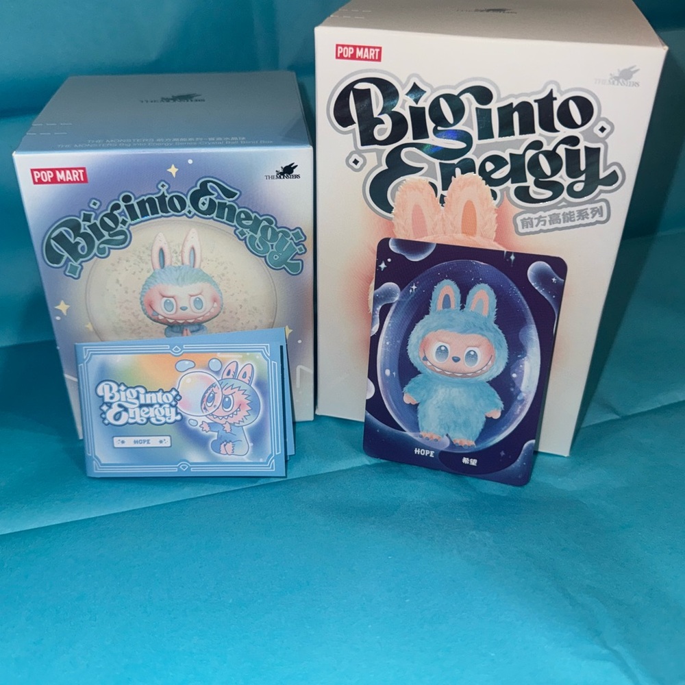 Pop Mart Biginto Energy Blue Bunny Collectible